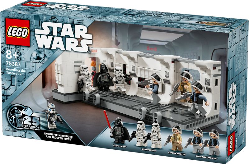 LEGO-Star-Wars-75387-Imbarco-sulla-Tantive-IV-Giochi-Bambini-8--Scena-nell-Astronave-Giocattolo-da-Costruire-con-Minifigure