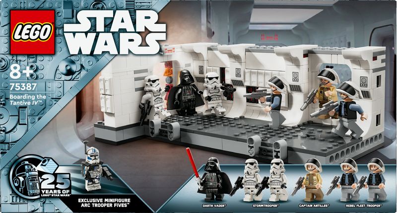 LEGO-Star-Wars-75387-Imbarco-sulla-Tantive-IV-Giochi-Bambini-8--Scena-nell-Astronave-Giocattolo-da-Costruire-con-Minifigure