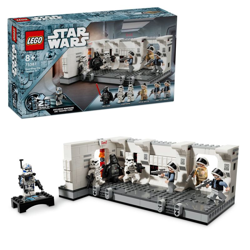 LEGO-Star-Wars-75387-Imbarco-sulla-Tantive-IV-Giochi-Bambini-8--Scena-nell-Astronave-Giocattolo-da-Costruire-con-Minifigure