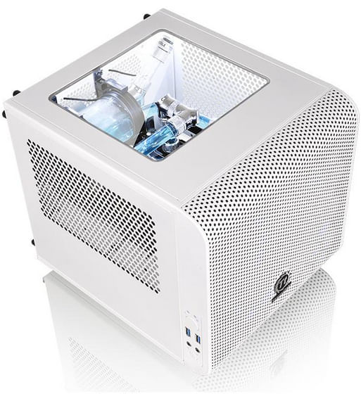 Thermaltake-Core-V1-Snow-Edition-Cubo-Bianco