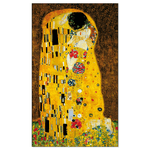 Lupia - Quadro su tela il meglio dell arte 62X115 cm IL BACIO DI KLIMT