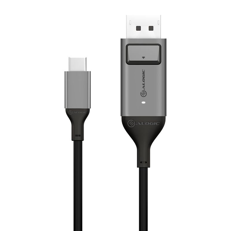 ALOGIC-ULCDP02-SGR-cavo-e-adattatore-video-2-m-DisplayPort-USB-tipo-C-Nero-Grigio--2M-ULTRA-USB-C-MALE-TO-DP---MALE-ACAB