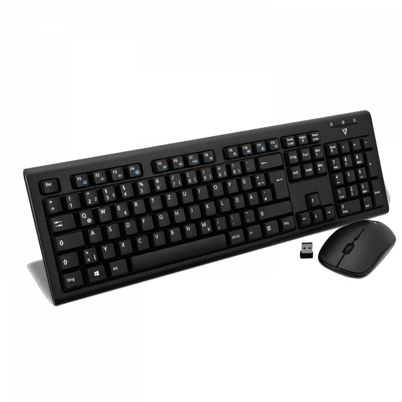 V7-Set-tastiera-e-mouse-wireless--DE--WIRELESS-KEYB-MOUSE-DESKTOP-DE---GERMAN-LAYOUT-DE-GR----Versione-Tedesca