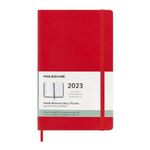 Moleskine Agenda Settimanale 2023 Agenda 12 Mesi Agenda Settimanale Copertina Rigida Formato Tascabile 9x14cm Colore Rosso Scarlatto