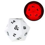 Paladone Dungeons and Dragons D20 Dice Multi Color Light