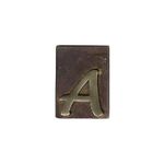 Lartistica Lettera Civica Ottone Bronzato B 60x80mm