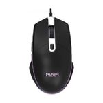 Noua Neon Mouse Gaming RGB con Cavo Usb Sensore Ottico fino a 3200 DPI 6 Pulsanti e Illuminazione a LED con 4 Colori