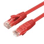 Microconnect CAT6 U/UTP 2m LSZH cavo di rete Rosso U/UTP UTP (U/UTP CAT6 2M Red LSZH - Unshielded Network Cable - LSZH 4