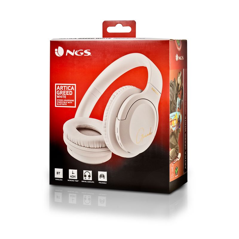 NGS-ARTICA-GREED-Cuffie-Con-cavo-e-senza-cavo-A-Padiglione-Musica-e-Chiamate-USB-tipo-C-Bluetooth-Bianco