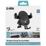 SBS TESUPWIR10CLIPSTG supporto per personal communication Supporto attivo Telefono cellulare-smartphone Nero