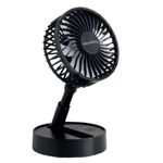 Innoliving Ventilatore 10cm Pieghevole Ricaricabile INN-523 Senza Fili Nero