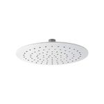 Gedy Soffione G-Plus Bianco-Cromato Metallo 5x23x23 Cm