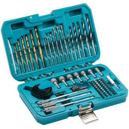 Makita P-90233 Set di accessori per trapano blu (75 pezzi)