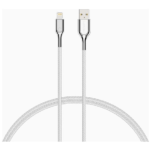 Cygnett-CY2686PCCAL-cavo-Lightning-2-m-Stainless-steel-Bianco