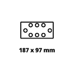 Einhell-TC-OS-18-187-Li-Solo-Smerigliatrice-diritta-Nero-Rosso