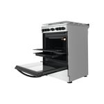 Indesit-IS67G4PHX-E-1-Cucina-Elettrico-Gas-Nero-Acciaio-inox-A