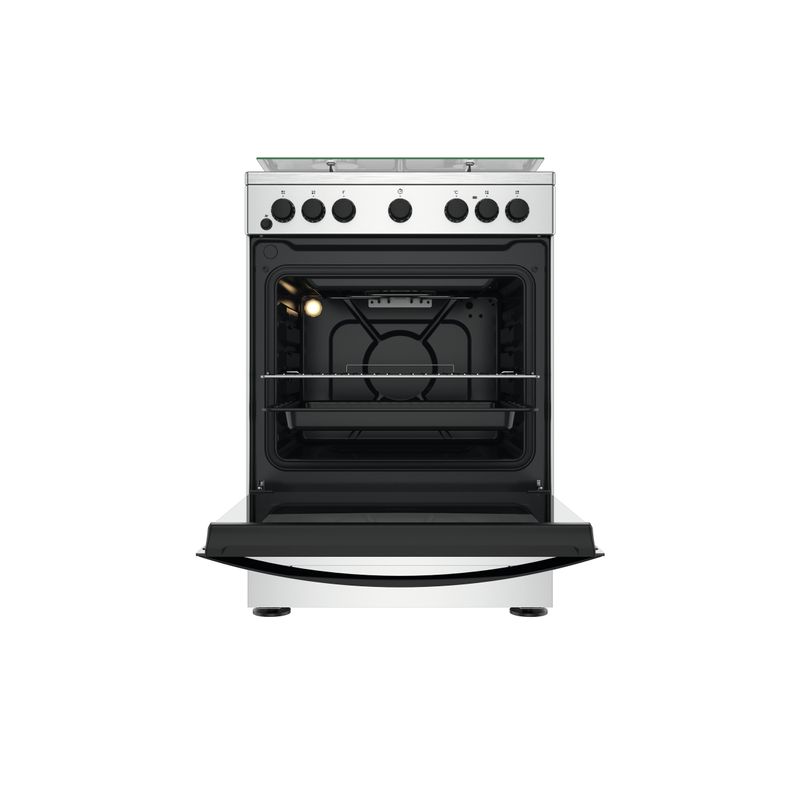 Indesit-IS67G4PHX-E-1-Cucina-Elettrico-Gas-Nero-Acciaio-inox-A