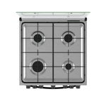 Indesit-IS67G4PHX-E-1-Cucina-Elettrico-Gas-Nero-Acciaio-inox-A