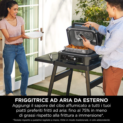 Ninja-OG901EU-Barbecue---Grill-Tisch-Elektro-Schwarz-1700-W--OG901EU-WOODFIRE-PRO-CONNECT-