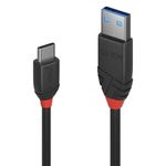 Lindy 36914 cavo USB 015 m USB 3.2 Gen 1 3.1 Gen 1 USB C USB A Nero (0.15m USB 3.2 Type A to C - Cable 10Gbps Black Line