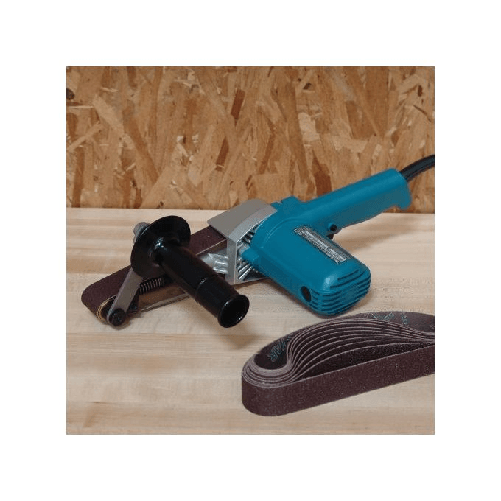 Makita-9031-levigatrice-portatile-Levigatrice-a-nastro-Nero-Blu-Argento