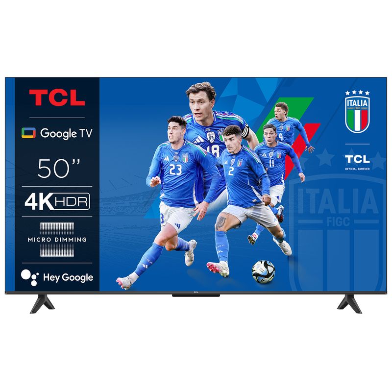 TCL-P61-Smart-TV-Ultra-HD-4K-50-50P61B-Dolby-Audio-Controlli-vocali-Google-TV