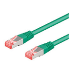 Goobay S/FTP (PiMF) Patch Cord Cat6. Verde. 25 m