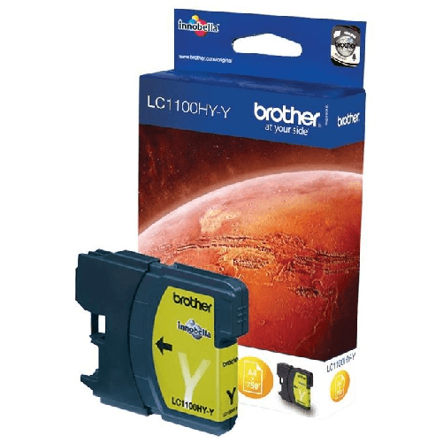 Brother-LC-1100HYY-Ink-Cartridge-cartuccia-d-inchiostro-1-pz-Originale-Giallo