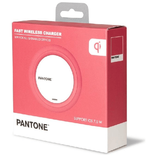 Pantone-Celly-PT-WC001P-Caricabatterie-per-dispositivi-mobili-Universale-Giallo-USB-Carica-wireless-Interno