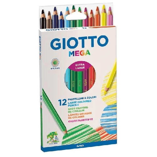 Giotto-FILA-Astuccio-12-Giotto-Mega---Mina-Gigante-Diametro-55Mm