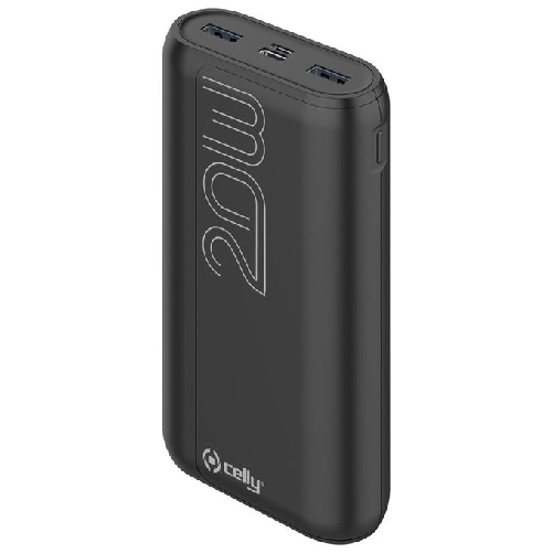 Celly-PBPD20000EVOBK-batteria-portatile-20000-mAh-Nero