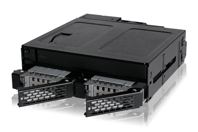 ICY-DOCK-Mobile-Rack-2x2.5--SATA-SAS-ICY-DOCK-MB602SPO-BODD-sottile1x5.25