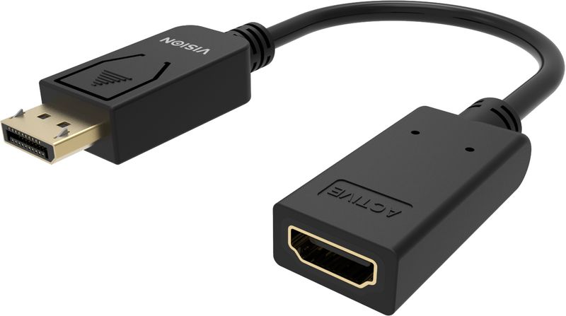 Vision-TC-DPHDMI-BL-cavo-e-adattatore-video-HDMI-tipo-A-Standard-DisplayPort-Nero--VISION-Professional-installation-grad