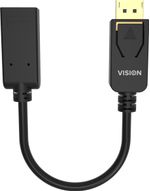 Vision-TC-DPHDMI-BL-cavo-e-adattatore-video-HDMI-tipo-A-Standard-DisplayPort-Nero--VISION-Professional-installation-grad