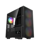 DeepCool CH560 DIGITAL Midi Tower Nero (DeepCool CH560 Digital Black Mid Tower Gaming Case Tempered Glass 4x ARGB Fans E