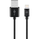 Goobay Wentronic goobay - Cavo Lightning - Da Lightning (M) a USB (M) - 2,0 m - Nero (72906)