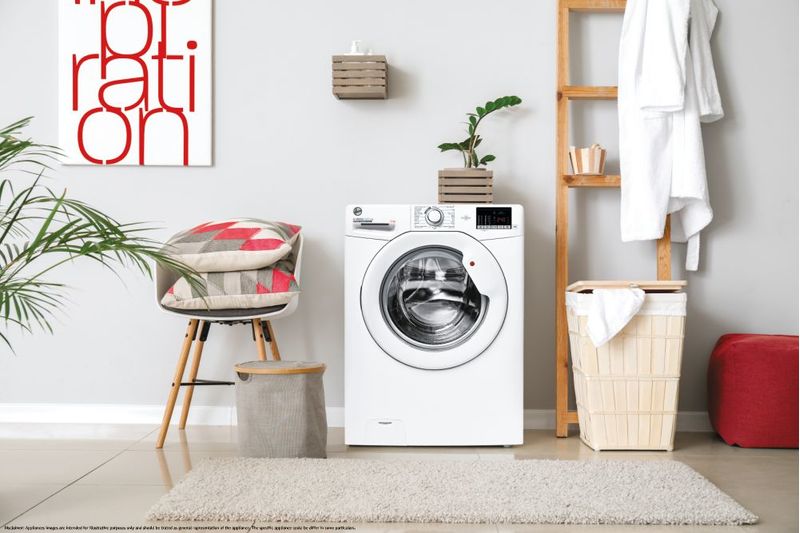 Hoover-H-WASH-300-LITE-H3W-492DA4-S-lavatrice-Caricamento-frontale-9-kg-1400-Giri-min-Bianco