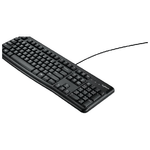 Logitech K120 Corded Keyboard tastiera USB QWERTY US International Nero