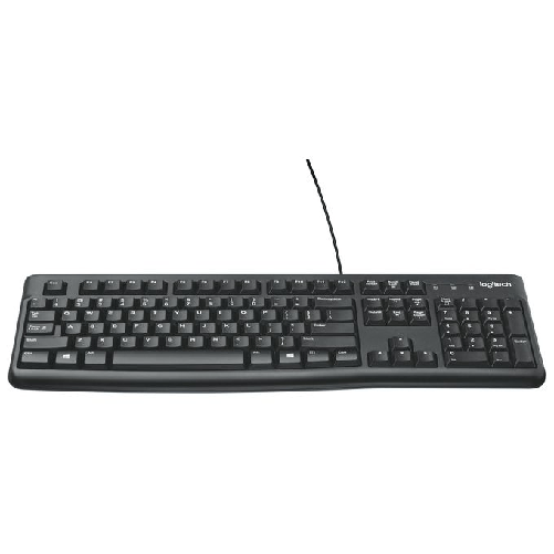 Logitech-K120-Corded-Keyboard-tastiera-USB-QWERTY-Inglese-Nero