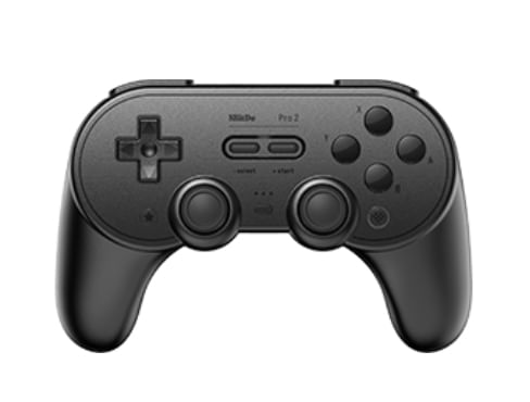 8Bitdo-Pro2-Bluetooth-Controller---Black