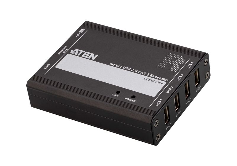 ATEN-4-Port-USB-2.0-CAT-5-Extender--up-to-100m-