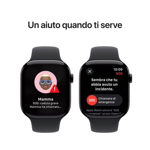 Apple-Watch-Series-10-Serie-10-GPS-46mm-Cassa-in-Alluminio-color-Jet-Black-con-Nero-Sport-Band---S-M