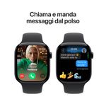 Apple-Watch-Series-10-Serie-10-GPS-46mm-Cassa-in-Alluminio-color-Jet-Black-con-Nero-Sport-Band---S-M