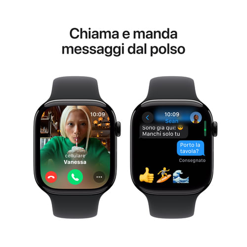 Apple-Watch-Series-10-Serie-10-GPS-46mm-Cassa-in-Alluminio-color-Jet-Black-con-Nero-Sport-Band---S-M