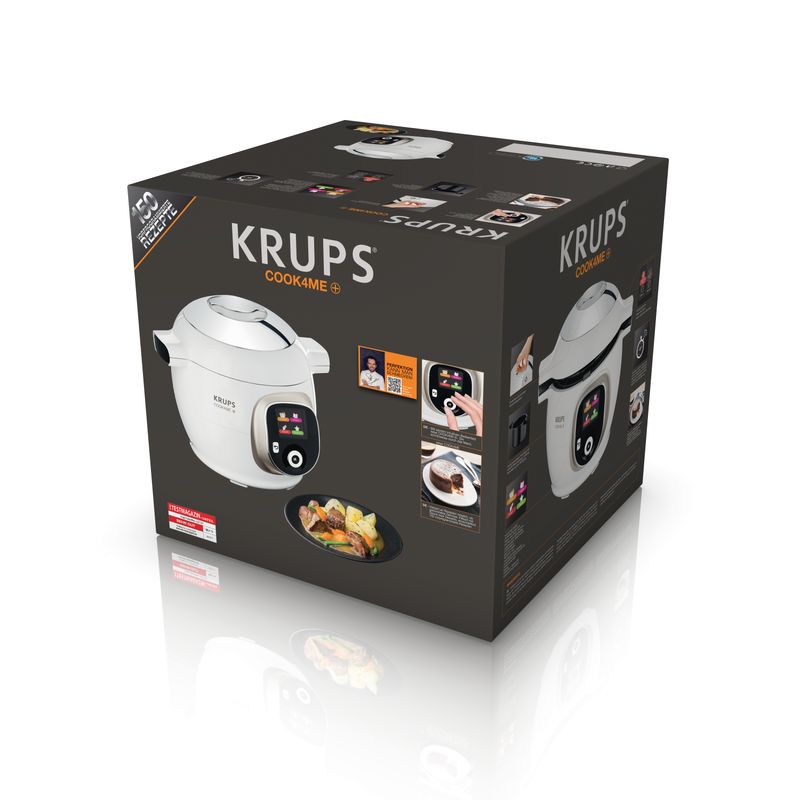 Krups-CZ7101-Cook4Me-fornello-multiuso-6-l-1200-W-bianco-grigio