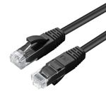 Microconnect MC-UTP6A03S cavo di rete Nero 3 m Cat6a U/UTP UTP (CAT6A UTP 3m Black LSZH - Undshielded Network Cable - LS