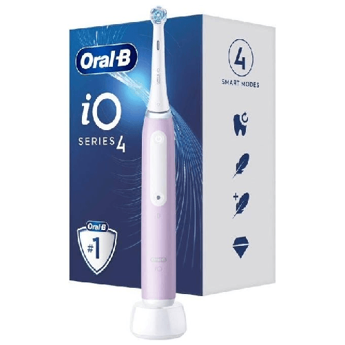 Braun-Oral-B-iO-Series-4-4-Spazzolino-Elettrico-Ricaricabile-Lavanda---1-Testina-Di-Ricambio