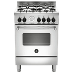 La Germania Bertazzoni La Germania Americana AMN664EXT cucina Elettrico Gas Acciaio inox A