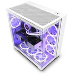 NZXT H serie H9 Flow Torno ATX Nessun strmforsyning Hvid