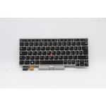 Lenovo 01YP857 ricambio per notebook Tastiera (Keyboard BL Silver Italian - Warranty 6M)